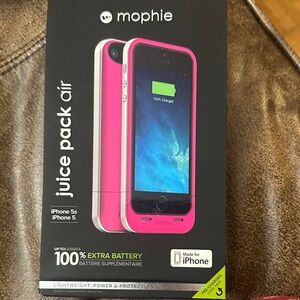 Mophie Juice Pack Air Pink Case for iPhone 5s/SE
